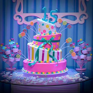 Torta Quinceañeras 3